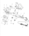 Dodge Viper Steering Column Diagram - 4874334AB