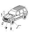 Jeep Air Bag Sensor Diagram - 56010412AC