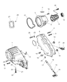 2000 Dodge Ram 3500 Transfer Case Diagram - 5015449AA