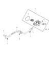 Jeep Thermostat Gasket Diagram - 68095375AA