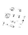 Ram 4500 Ignition Lock Assembly Diagram - 68271986AB