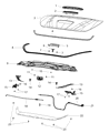 Dodge Dart Weather Strip Diagram - 68082830AE