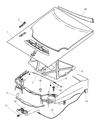 2004 Dodge Neon Hood Latch Diagram - 4615516AB