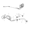 2004 Dodge Ram 2500 Fuel Filler Neck Diagram - 52102594AB