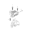 Jeep Cherokee Transmission Mount Diagram - 68347537AB