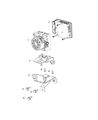 Dodge Dart ABS Control Module Diagram - 68299808AB