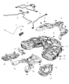 Jeep Fuel Tank Skid Plate Diagram - 68061320AC
