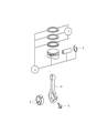 Jeep Piston Diagram - 68034932AA