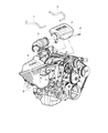 Jeep Liberty Air Filter Box Diagram - 53013108AA