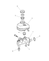 Chrysler Crossfire Brake Booster Diagram - 5135424AA