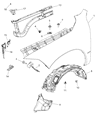 Ram 1500 Fender Diagram - 68054339AI
