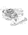 Chrysler Pacifica Engine Mount Diagram - 4809994AA