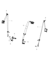 2017 Dodge Challenger Seat Belt Diagram - 5UZ23DX9AB