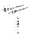 Chrysler Valve Stem Seal Diagram - 5086290AA