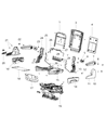 Ram C/V Armrest Diagram - 1VQ41HL5AA