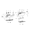Chrysler Door Lock Switch Diagram - 68141864AA