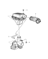 Chrysler 300 Air Filter Box Diagram - 4593872AC