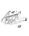 Chrysler Sebring Door Lock Actuator Diagram - 4878829AE
