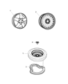 2016 Jeep Grand Cherokee Spare Wheel Diagram - 68249413AB