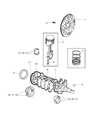 2006 Jeep Wrangler Flywheel Diagram - 52104578AD