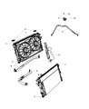 Chrysler Sebring Radiator Hose Diagram - 5058293AC