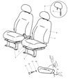 Chrysler PT Cruiser Seat Heater Diagram - 5134790AA