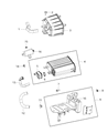 Ram C/V Vapor Pressure Sensor Diagram - 4891685AB