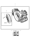 Dodge Journey Torque Converter Diagram - 68039260AA