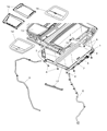 Jeep Commander Sunroof Diagram - 55369059AC