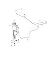 2017 Ram 2500 Washer Pump Diagram - 68071576AB