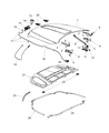 2018 Jeep Grand Cherokee Hood Diagram - 68040264AI