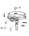 Chrysler Ignition Lock Assembly Diagram - 4589076AE