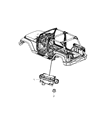 Jeep Yaw Sensor Diagram - 56038988AC