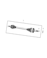 2020 Dodge Challenger Axle Shaft Diagram - 53010849AB