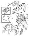 Jeep Compass Fender Diagram - 5115663AC