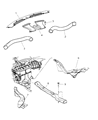 2012 Dodge Challenger Air Duct Diagram - 55038112AC