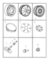 2009 Dodge Sprinter 2500 Spare Wheel Diagram - 1VB07SZ0AA