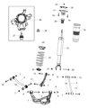 Jeep Bump Stop Diagram - 68029591AC