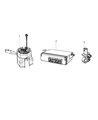 Dodge Charger Air Bag Control Module Diagram - 68316746AA