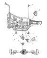 Chrysler Aspen Automatic Transmission Shift Position Sensor Switch Diagram - 68049683AA