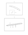 2017 Dodge Challenger Spoiler Diagram - 82214480AB