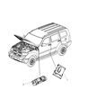 2008 Jeep Liberty Seat Switch Diagram - 4602629AB