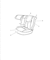 1998 Chrysler Concorde Seat Cover Diagram - RA471K9AA
