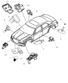Dodge Occupant Detection Sensor Diagram - 56038992AA