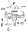 Dodge Ram 3500 Clock Spring Diagram - 56049461AA