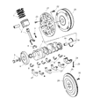 Dodge Piston Diagram - 5086011AA