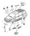 Jeep Compass Power Window Switch Diagram - 4602933AA