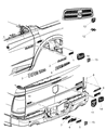 Ram 1500 Emblem Diagram - 55277434AB