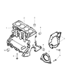 Dodge Journey Crankshaft Seal Diagram - 68093098AA