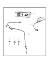 2009 Dodge Viper Antenna Cable Diagram - 5064246AB